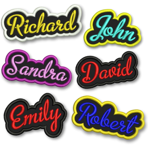 Handmade Embroidered Nonwoven Felt Iron-On Patches for <b>Clothes</b> 3D Custom Embroidery - Product Image 2