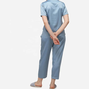 Conjunto de Pijama de 2 Piezas para Mujer, Cómodo, Transpirable, de Jersey, de Secado Rápido, con Cierre de Cordón, Traje de Dormir Cómodo - Product Image 3