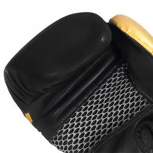 Guantes de boxeo premium para entrenamiento deportivo y diseño de cuero duradero con acolchado cómodo y soporte para las muñecas - Product Image 3
