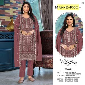 Robe pakistanaise en mousseline épaisse avec broderie de sequins et travail Khatli, tenue de soirée de créateur pour mariage et événements festifs - Product Image 2