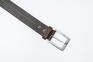Ceintures habillées en cuir véritable texturé gaufré avec boucle ardillon pour hommes – Fabrication OEM, logo personnalisé, designs haut de gamme, vente en gros - Product Image 3