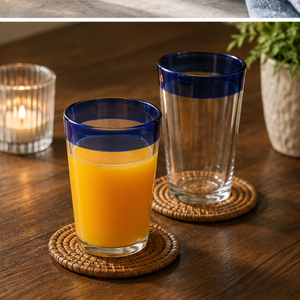 Gobelets à boire réutilisables en borosilicate transparent de 330 ml, faits à la main, modernes, sans plomb, pour whisky, eau, jus, usage festif, en gros - Product Image 6