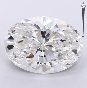 Diamante Cultivado en Laboratorio con Certificación IGI, Corte Oval Brillante de 4.22 CT, Color E, Claridad VVS1, CVD LG 771660172, ROYAL GEMS, Super Joyería - Product Image 1