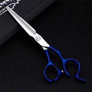 Ciseaux professionnels pour laisser des mèches de cheveux, lame en acier inoxydable, manche bleu, 30 dents, pour droitiers, usage en salon - Product Image 5