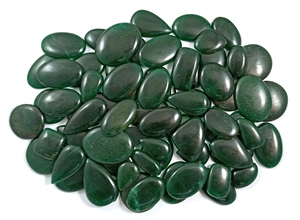 Pierres précieuses d'aventurine verte naturelle en vrac, cabochons, pierres à facettes, cristal, export en gros, Inde - Product Image 2