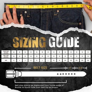 Cinturón de Cuero Genuino de 1.5 Pulgadas con Logotipo Personalizado, Correa con Hebilla de Bloqueo Automático, Producto Personalizable - Product Image 6