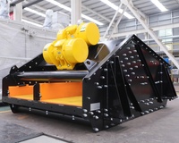 Écran d'assèchement de sable minier en acier au carbone à haut rendement avec moteur et engrenage vibrants verticaux pour le recyclage du sable