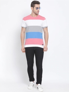 Chemise décontractée pour homme à double boutonnage, 100% coton, écologique, à manches courtes, col rond, en tissu tricoté, pour l'été - Product Image 1