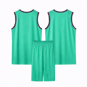 Customized Plus Size Sleeveless Basketball Uniform Set Outdoor Sports Wear Adult Basketball Uniform Polyester Material Team - Product Image 2