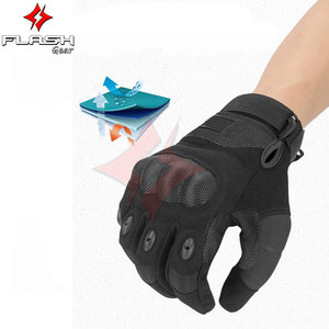 Guantes Tácticos para Hombre, Compatibles con Pantalla Táctil, Protección de Nudillos con Carcasa Dura, Acolchado Reforzado en la Palma, Diseño Transpirable Antideslizante - Product Image 4