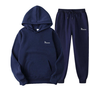 Men’s Casual Sportswear Set | Pullover <b>Hoodie</b> & Jogger Fleece Sweatpants Tracksuit Breathable <b>Lightweight</b> Casual - Product Image 3