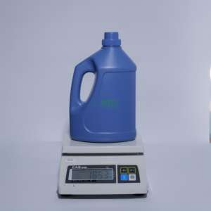 Botella cuadrada de plástico HDPE vacía de 3.2L de alta calidad, personalizada y superventas, para detergente de ropa con tapa de rosca selladora. - Product Image 1