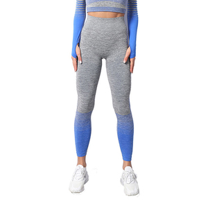 Conjunto de Yoga Ecológico Transpirable sin Costuras Color Verde Azulado, Leggings de Cintura Alta, Top Corto con Tirantes Cruzados, Ropa Deportiva Elástica en Cuatro Direcciones para Mujer - Product Image 6