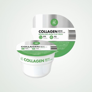 มาส์ก Lindsay Korean K-Beauty Modeling Mask Cup Pack Collagen 28 กรัม ผลิตในเกาหลี สำหรับทุกเพศ บำรุงผิวหน้าและผิวกาย - Product Image 2