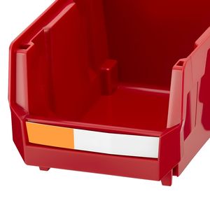 Contenitori di Plastica da Parete, 12 Unità con 3 Guide Metalliche, Contenitori Impilabili Sospesi con Viti, Dadi e Bulloni Inclusi - Product Image 3