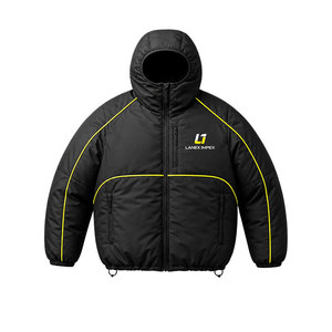 Custom Winter Puffer <b>Jacket</b> <b>Men</b> Hooded Insulated Bubble Coat Windproof Warm Outdoor Casual Streetwear <b>Jacket</b> OEM ODM Manufacture - Product Image 2