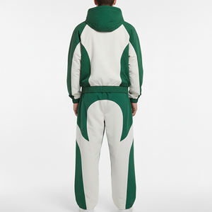 Custom Men's Polyester Windbreaker Tracksuit Straight Leg Baggy Streetwear Sports Jacket and Pants <b>Set</b> - Product Image 1