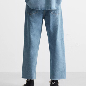 Jean pour homme style unique, coupe slim décontractée, coupe droite, vente chaude, vêtements pour homme - Product Image 2