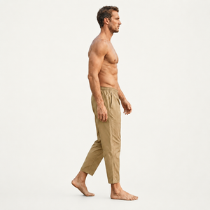 Men's Casual Jogger Pants Lightweight <b>Elastic</b> <b>Waist</b> <b>Trousers</b> - Product Image 2