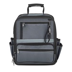 Bolsa de Herramientas Portátil de 13.2 Pulgadas, Organizador de Herramientas con 34 Bolsillos, Base de Plástico Duro y Asas - Product Image 1