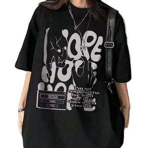 T-shirt Boxy court de haute qualité coupe régulière 100% coton hommes Logo personnalisé Streetwear épaule tombante solide tricoté respirant - Product Image 6