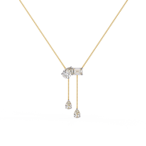 Colgante y Cadena con Diamantes Cultivados en Laboratorio IGI D-E-F, en Oro, Oro Rosa, Oro Blanco y Plata de Ley - Product Image 3