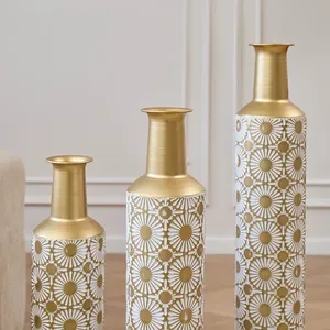 Handmade Eco-Friendly Iron Coastal Style Tabletop Floor <b>Vases</b> Set for Home Interior Design ZAHID EXPORTS Christmas Edition - Product Image 4
