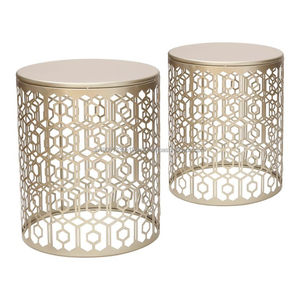 Table de tabouret design diamant en aluminium personnalisée Mobilier fait main en métal pour salle à manger, maison et hôtel Utilisation directe du fabricant - Product Image 5