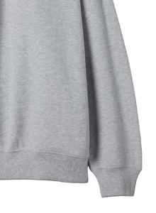 Sweat-shirt pour femme 100% coton, fabricant en gros, fermeture éclair quart de tour, tissu polaire, impression de logo personnalisée avec paillettes sur le devant - Product Image 6