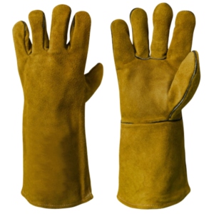 Gants de soudage en cuir de vachette de haute qualité, durables, réfléchissants, pour une utilisation industrielle et une protection personnelle. - Product Image 5