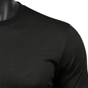 T-shirts de sport pour hommes en toile de polyester de qualité supérieure, coupe ajustée, séchage rapide, respirants, personnalisables, best-seller - Product Image 4
