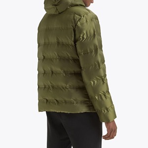Blouson matelassé léger à capuche pour homme, chaud et rembourré, idéal pour l'hiver, décontracté, zippé, style streetwear, vente en gros - Product Image 6