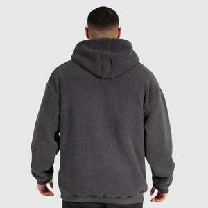 Nouvelle Arrivée 2026 – Sweats à Capuche Homme Oversize en Polaire Sherpa Teddy 100% Polyester, Respirants et à Manches Longues, Faits sur Mesure et Très Tendance - Product Image 2