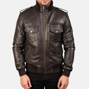 Veste en cuir PU synthétique pour homme, style motard classique, design tendance hiver, écologique, nouvelle arrivée, Proventure Industry Custom. - Product Image 1