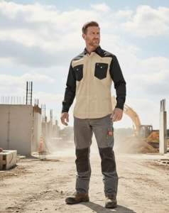 Camisas de Trabajo de Soldadura Resistentes al Fuego, Nivel CAT2, con Protección Contra Vapores, Mangas de Algodón de Alta Visibilidad, Resistencia al Calor de 300C-500C - Product Image 3