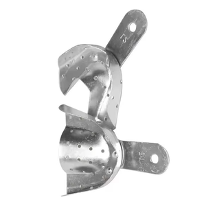 Bandejas de Impresión Dentales de Aluminio Azicon - Juego de Bandejas de Impresión Orales Superiores e Inferiores Perforadas, Ligeras, Reutilizables y Autoclavables - Product Image 3