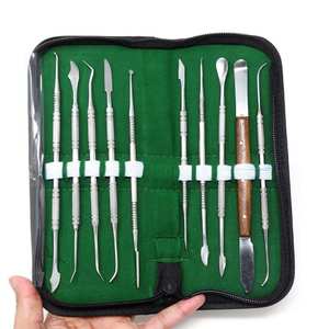 Espátulas de Modelado de Cera Dental LeCron, Kit de Herramientas de Escultura para Técnicos de Laboratorio Quirúrgico, Instrumentos de Acero - Product Image 1