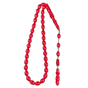 Tasbih en résine de luxe, nouveau design, 33 perles avec pompon, chapelet de prière islamique pour les cadeaux du Ramadan en provenance d'Inde - Product Image 3