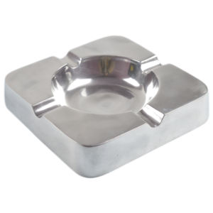 Cendrier en argent avec grille, design combiné, pour la finition de la table, le jardin, le bar, la maison, l'hôtel et le bureau - Product Image 4