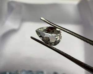 Piedra Preciosa de Aguamarina Natural AAA+++ Corte Esmeralda en Forma de Pera 6x4MM Facetada |   Piedra de Aguamarina Azul Suelta para Joyería y Venta al por Mayor - Product Image 3
