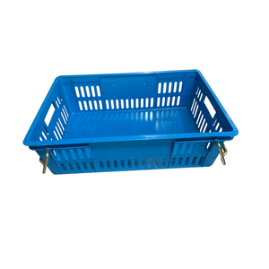 Petit panier de cueillette agricole ventilé en plastique PP avec couvercle en verre pour légumes et fruits - Product Image 3