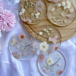 Artistic Resin <b>Coaster</b> <b>Set</b> With Handmade Craftsmanship For Unique Home Decoration - Product Image 1