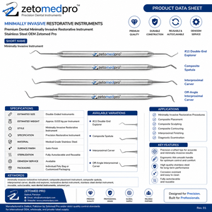 Zetomed Pro เครื่องมือทันตกรรมที่มีการบุกรุกน้อยที่สุดในระดับพรีเมี่ยม - Product Image 4