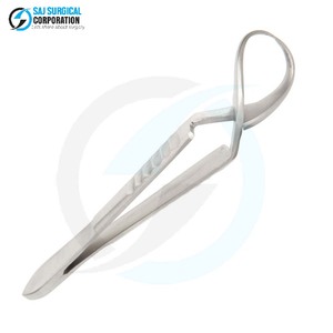 Pince à serviette manuelle Jones en acier inoxydable, outil chirurgical certifié CE pour les procédures de drapage médical professionnel - Product Image 3