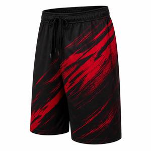 Shorts Homme Personnalisés à Devant Uni, Dernière Tendance, Vente en Gros, Tenue Décontractée, Légers, Fermeture à Cordon, Respirants, en Polyester - Product Image 2