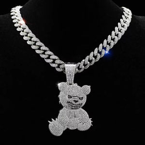 Pendentif personnalisé en diamant Moissanite GRA VVS Lab, chaîne cubaine lourde, bijoux Hip Hop, montre Moissanite pour homme, Reloj - Product Image 1