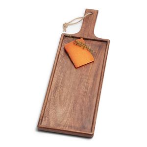 ถาดเสิร์ฟไม้ทนทานพร้อมลายพิมพ์ สำหรับชา กาแฟ ขนม หรืออาหารเช้า ถาดตกแต่งห้องครัว - Product Image 1