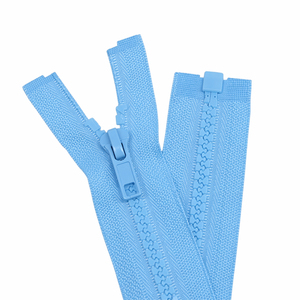 Open End Plastic <b>Zipper</b> #5 Resin Zip Fastener with Pull Tab for Jackets Coats Sportswear Bags Multiple Colors Available - Product Image 5