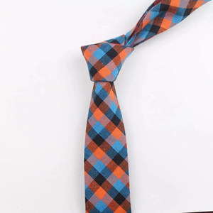 Corbata Clásica para Hombre de 6 cm, sin Costuras, a Cuadros, Casual, de Doble Cara, de Algodón, Delgada, Colorida, para Traje, Accesorios de Boda - Product Image 2