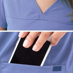 New Custom Women Medical <b>Scrubs</b> Jersey Healthcare <b>Scrubs</b> Women Nursing Doctor <b>Scrubs</b> Jersey <b>Scrub</b> <b>Tops</b> Uniform For Women - Product Image 4